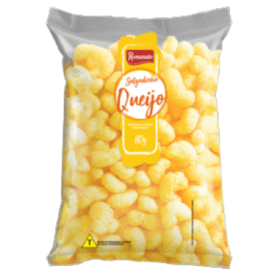 SALGADINHO ROMANATO NEUTRO QUEIJO 80G
